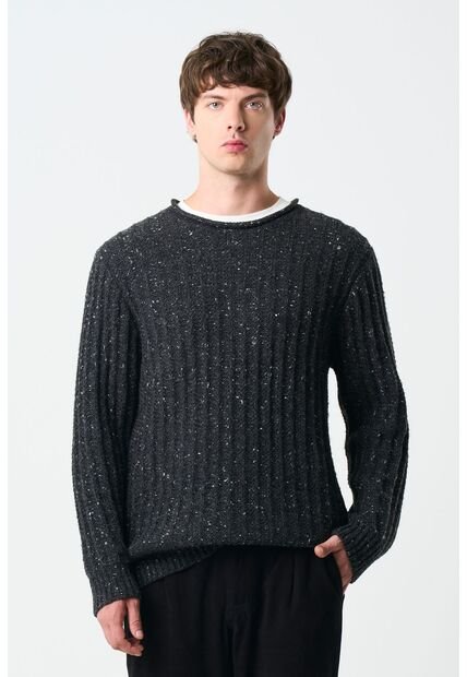 Sweater Selva Tejido Para Hombre Cuello Bandeja Sweater Selva Tejido Para Hombre Cuello Bandeja Negro XL VÉLEZ