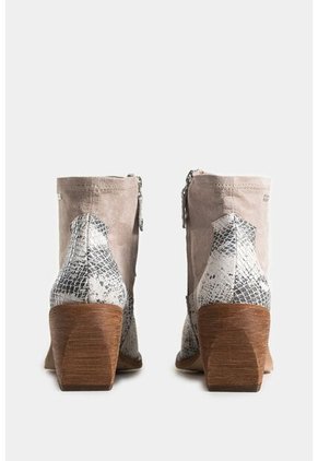 Botines Amanita De Cuero Para Mujer Cortes Gamuza Botines Amanita De Cuero Para Mujer Cortes Gamuza Gris 39 VÉLEZ