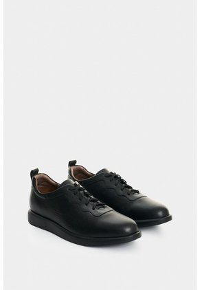 Zapatos De Atadura En Cuero Para Hombre Tikal Zapatos De Atadura En Cuero Para Hombre Tikal Negro 41 VÉLEZ
