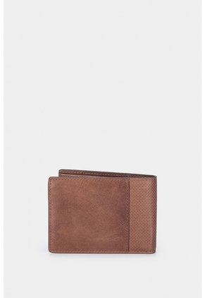 Billetera Draco De Cuero Para Hombre Mezcla De Texturas Billetera Draco De Cuero Para Hombre Mezcla De Texturas Cafe VÉLEZ