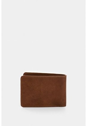 Billetera Alden De Cuero Para Hombre Monogram Billetera Alden De Cuero Para Hombre Monogram Miel VÉLEZ