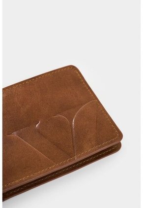 Billetera Alden De Cuero Para Hombre Monogram Billetera Alden De Cuero Para Hombre Monogram Miel VÉLEZ