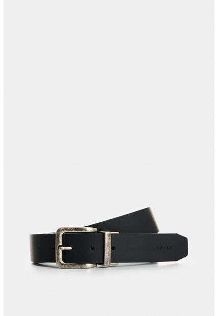 Cinturón Doble Faz De Cuero Para Hombre Efos Cinturón Doble Faz De Cuero Para Hombre Efos Azul Oscuro 40 VÉLEZ