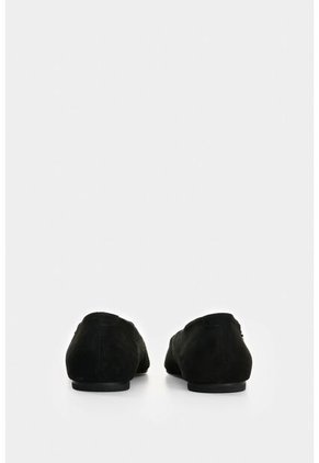 Baleta De Cuero Gamuzado Para Mujer Elia Baleta De Cuero Gamuzado Para Mujer Elia Negro 39 VÉLEZ