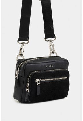 Manos Libres Bright De Cuero Para Hombre Detalle Gamuzado Manos Libres Bright De Cuero Para Hombre Detalle Gamuzado Negro VÉLEZ