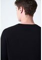 Sweater Tejido En Algodón Para Hombre Manga Ranglan Sweater Tejido En Algodón Para Hombre Manga Ranglan Negro M VÉLEZ de Vélez