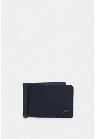 Porta Billetes Spello De Cuero Para Hombre Gancho Metálico Porta Billetes Spello De Cuero Para Hombre Gancho Metálico Azul Oscuro VÉLEZ Vélez