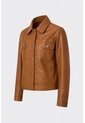 Chaqueta Kalahari De Cuero Para Mujer Silueta Trucker Chaqueta Kalahari De Cuero Para Mujer Silueta Trucker Miel XXL VÉLEZ de Vélez