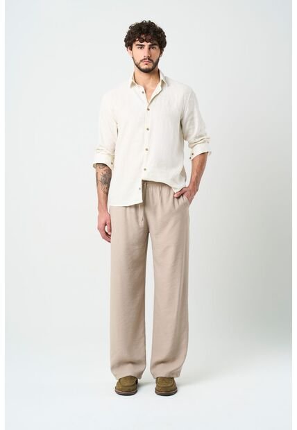 Pantalón Amplio Para Hombre Elon Pantalón Amplio Para Hombre Elon Arena 36 VÉLEZ