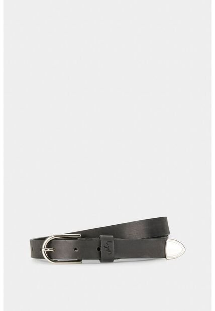 Cinturón Unifaz Hera De Cuero Para Mujer Puntera Metálica Cinturón Unifaz Hera De Cuero Para Mujer Puntera Metálica Negro L VÉLEZ