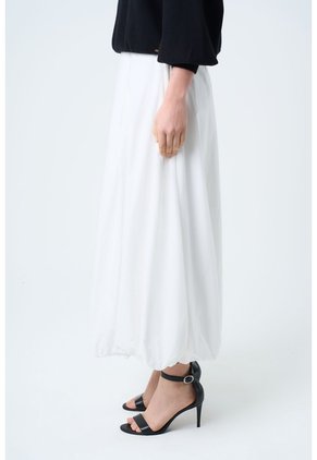 Falda Casiopea Para Mujer Largo Midi Falda Casiopea Para Mujer Largo Midi Blanco 10 VÉLEZ