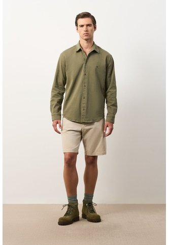 Sobrecamisa Manga Larga Para Hombre Isla Sobrecamisa Manga Larga Para Hombre Isla Verde Oliva M VÉLEZ Vélez