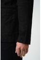 Blazer Niger De Gamuza Para Hombre Fit Semi Ajustado Blazer Niger De Gamuza Para Hombre Fit Semi Ajustado Negro S VÉLEZ de Vélez
