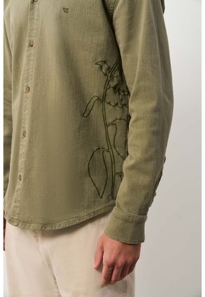 Sobrecamisa Manga Larga Para Hombre Isla Sobrecamisa Manga Larga Para Hombre Isla Verde Oliva M VÉLEZ