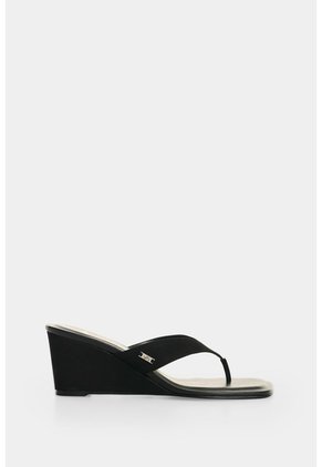 Sandalia Plataforma En Cuero Para Mujer Cienaga Sandalia Plataforma En Cuero Para Mujer Cienaga Negro 37 VÉLEZ