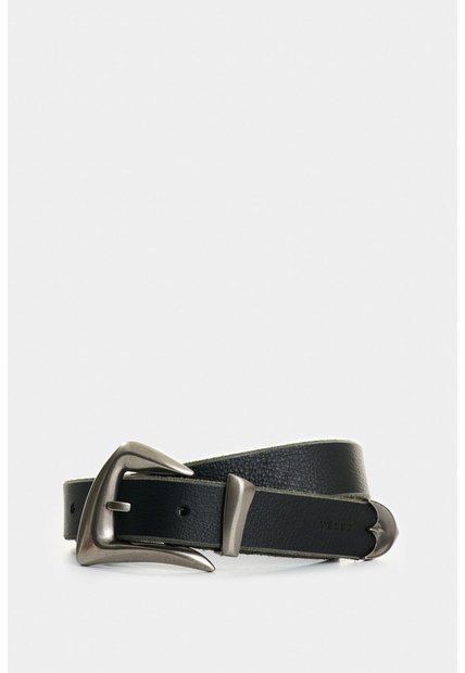 Cinturón Unifaz De Cuero Para Mujer Gael Cinturón Unifaz De Cuero Para Mujer Gael Negro L VÉLEZ
