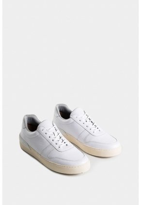 Tenis Whited 2 De Cuero Para Hombre Cordón Encerado Tenis Whited 2 De Cuero Para Hombre Cordón Encerado Blanco 38 VÉLEZ