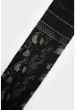 Calcetín Largo En Encaje Para Mujer Icaro Calcetín Largo En Encaje Para Mujer Icaro Negro XS VÉLEZ de Vélez