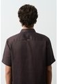 Camisa En Lino Manga Corta Siena Para Hombre Camisa En Lino Manga Corta Siena Para Hombre Cafe S VÉLEZ de Vélez