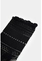Calcetín Largo En Encaje Para Mujer Icaro Calcetín Largo En Encaje Para Mujer Icaro Negro XS VÉLEZ de Vélez