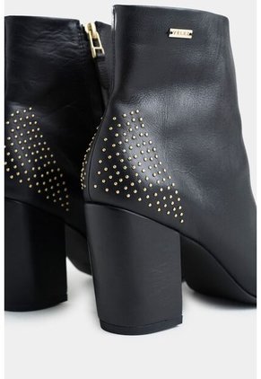 Botines Office Kira De Cuero Para Mujer Mini Taches Botines Office Kira De Cuero Para Mujer Mini Taches Negro 39 VÉLEZ