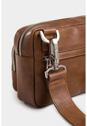 Manos Libres Bright De Cuero Para Hombre Detalle Gamuzado Manos Libres Bright De Cuero Para Hombre Detalle Gamuzado Miel VÉLEZ