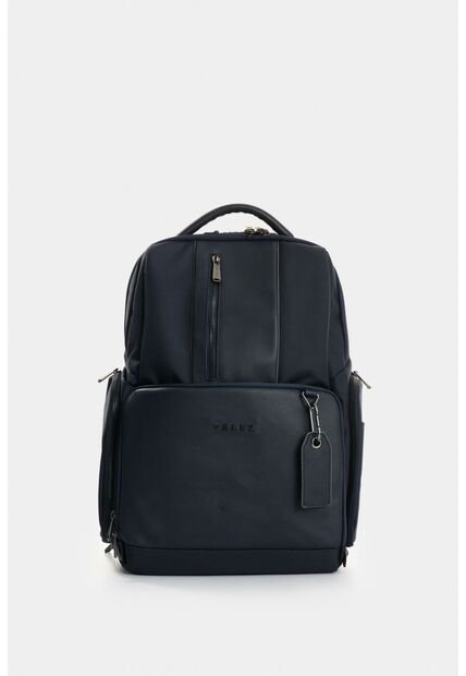 Morral Security De Lona Para Hombre Detalles En Cuero Morral Security De Lona Para Hombre Detalles En Cuero Azul Oscuro VÉLEZ