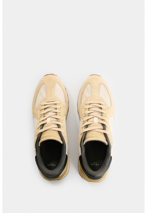 Tenis Deportivos De Cuero Y Malla Para Hombre Iron 2 Tenis Deportivos De Cuero Y Malla Para Hombre Iron 2 Crema 42 VÉLEZ