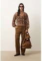 Sweater Oversize Cuello Alto En Algodón Para Mujer Runas Sweater Oversize Cuello Alto En Algodón Para Mujer Runas Tabaco XL VÉLEZ de Vélez