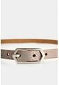 Cinturón Unifaz De Cuero Folia Para Mujer Aura Cinturón Unifaz De Cuero Folia Para Mujer Aura Plata XL VÉLEZ de Vélez
