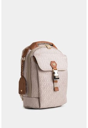 Morral Bloom 2 Jacquard Monograma VZ Para Mujer Porta Trolley Morral Bloom 2 Jacquard Monograma VZ Para Mujer Porta Trolley Beige VÉLEZ