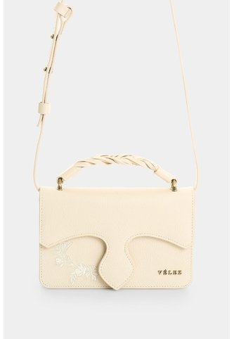 Manos Libres Mini Garniel En Cuero Para Mujer Manos Libres Mini Garniel En Cuero Para Mujer Crema VÉLEZ Vélez