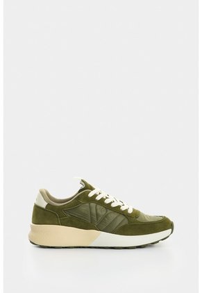 Tenis De Lona Y Cuero Gamuzado Para Hombre Stone 2 Tenis De Lona Y Cuero Gamuzado Para Hombre Stone 2 Verde 40 VÉLEZ
