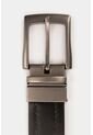 Cinturón Doble Faz Kafka De Cuero Para Hombre Hebilla Reversible Cinturón Doble Faz Kafka De Cuero Para Hombre Hebilla Reversible Negro 44 VÉLEZ de Vélez