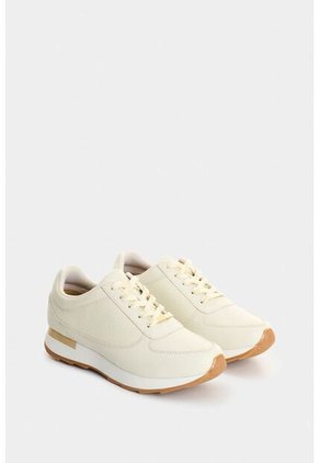 Tenis De Cuero Con Detalle Grabado Para Mujer Tropical 2 Tenis De Cuero Con Detalle Grabado Para Mujer Tropical 2 Blanco 38 VÉLEZ