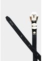 Cinturón Unifaz Gardenia De Cuero Para Mujer Pasador Hexagonal Cinturón Unifaz Gardenia De Cuero Para Mujer Pasador Hexagonal Negro L VÉLEZ de Vélez