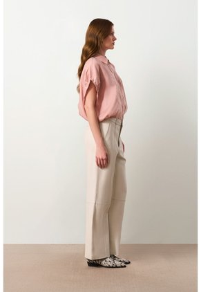 Camisa Manga Corta En Lino Para Mujer Faro Camisa Manga Corta En Lino Para Mujer Faro Natural M VÉLEZ