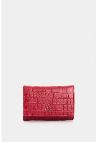 Billetera De Cuero Grabado Para Mujer Tessa Billetera De Cuero Grabado Para Mujer Tessa Rojo VÉLEZ Vélez
