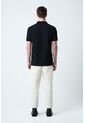Polo Para Hombre Semi Fit Detalle Jacquard Polo Para Hombre Semi Fit Detalle Jacquard Negro XL VÉLEZ de Vélez