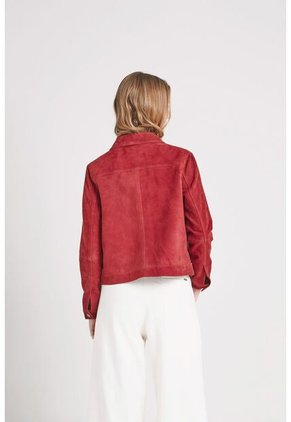 Chaqueta Mercury Tipo Trucker Para Mujer En Gamuza Chaqueta Mercury Tipo Trucker Para Mujer En Gamuza Vinotinto S VÉLEZ