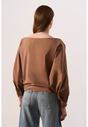 Camisa Oversize Para Mujer Savia Camisa Oversize Para Mujer Savia Tabaco XS VÉLEZ