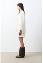 Blazer En Tejido Plano Para Mujer Tika Blazer En Tejido Plano Para Mujer Tika Crema XL VÉLEZ de Vélez