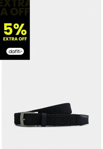 Cinturón Unifaz Cordón Por Cuero Para Hombre Trenza Cinturón Unifaz Cordón Por Cuero Para Hombre Trenza Negro 44 VÉLEZ Vélez