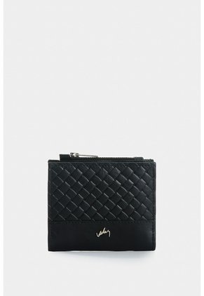Billetera De Cuero Grabado Para Mujer Hazen Billetera De Cuero Grabado Para Mujer Hazen Negro VÉLEZ
