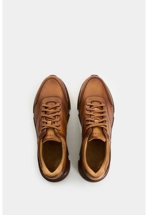 Tenis Bikal De Cuero Para Hombre Silueta Casual Tenis Bikal De Cuero Para Hombre Silueta Casual Miel 45 VÉLEZ