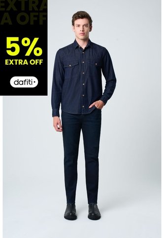 Jean Sirio De Algodón Orgánico Para Hombre Silueta Semi Ajustada Jean Sirio De Algodón Orgánico Para Hombre Silueta Semi Ajustada Azul 40 VÉLEZ Vélez