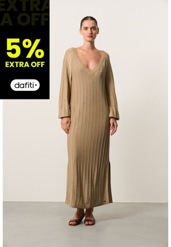 Vestido Tejido Para Mujer Nare Vestido Tejido Para Mujer Nare Arena 10 VÉLEZ Vélez