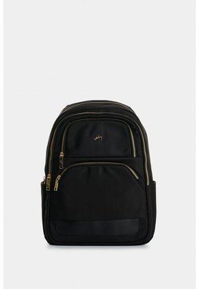 Tula Morral En Lona Y Cuero Para Mujer Biel Tula Morral En Lona Y Cuero Para Mujer Biel Negro VÉLEZ