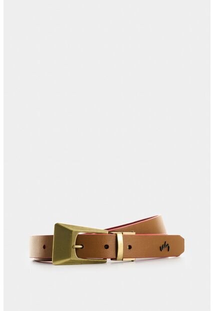 Cinturón Kiwa Doble Faz En Cuero Para Mujer Cinturón Kiwa Doble Faz En Cuero Para Mujer Miel XL VÉLEZ