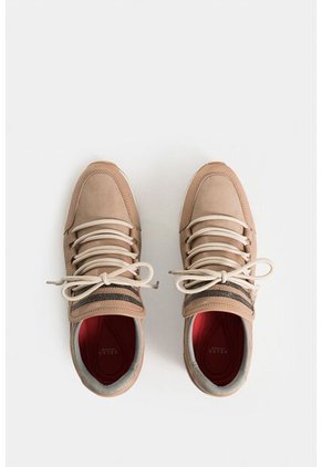 Zapatos Cordón Napoles 2.0 De Cuero Para Mujer Punteras En Contraste Zapatos Cordón Napoles 2.0 De Cuero Para Mujer Punteras En Contraste Arena 34 VÉLEZ